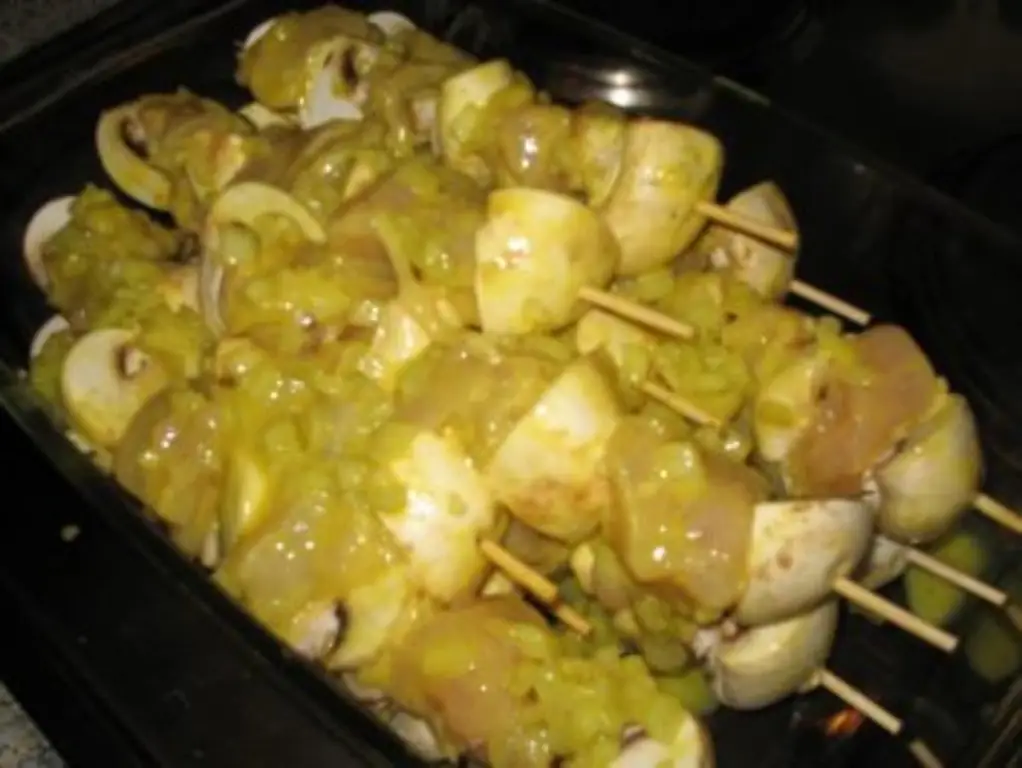 Куриные шашлычки