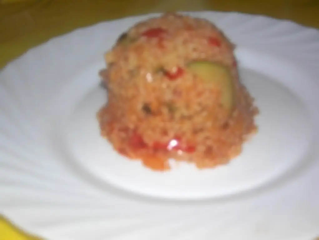 Булгур с овощами