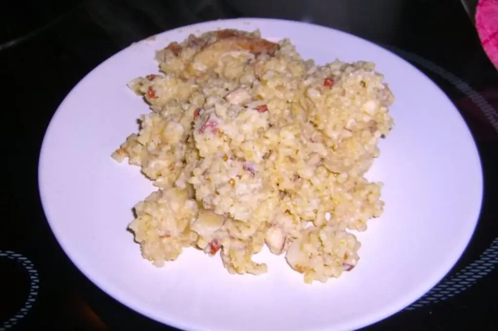 Milletschmarren с молоком и просом