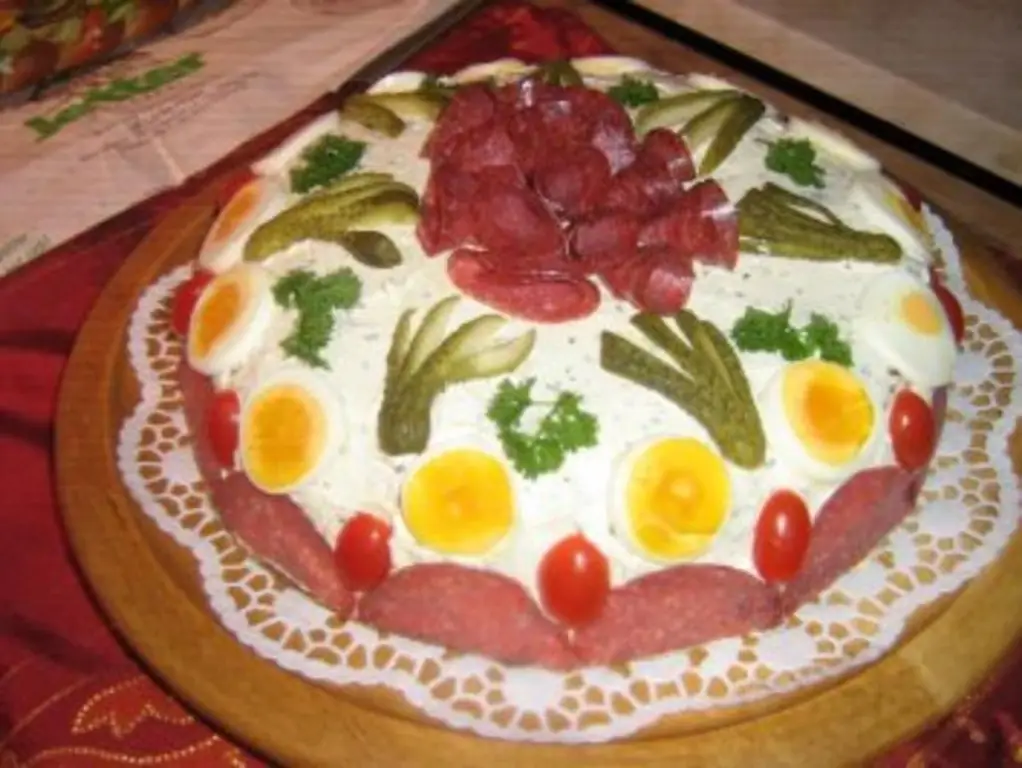 90-летие хлебный торт