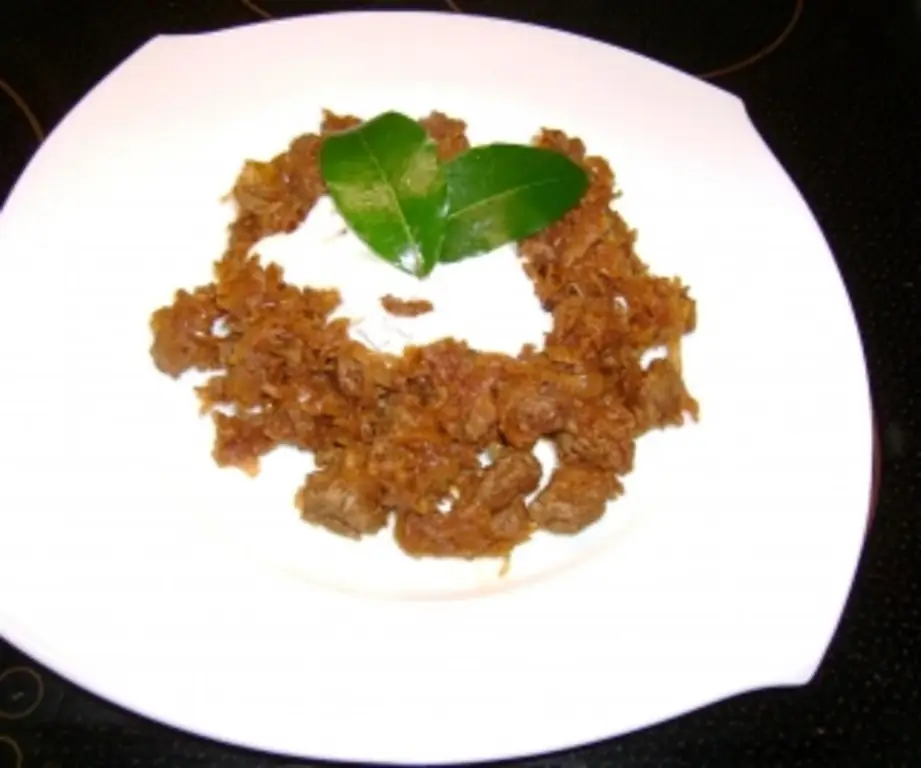 Мясо: Гуляш "Сегедский стиль"