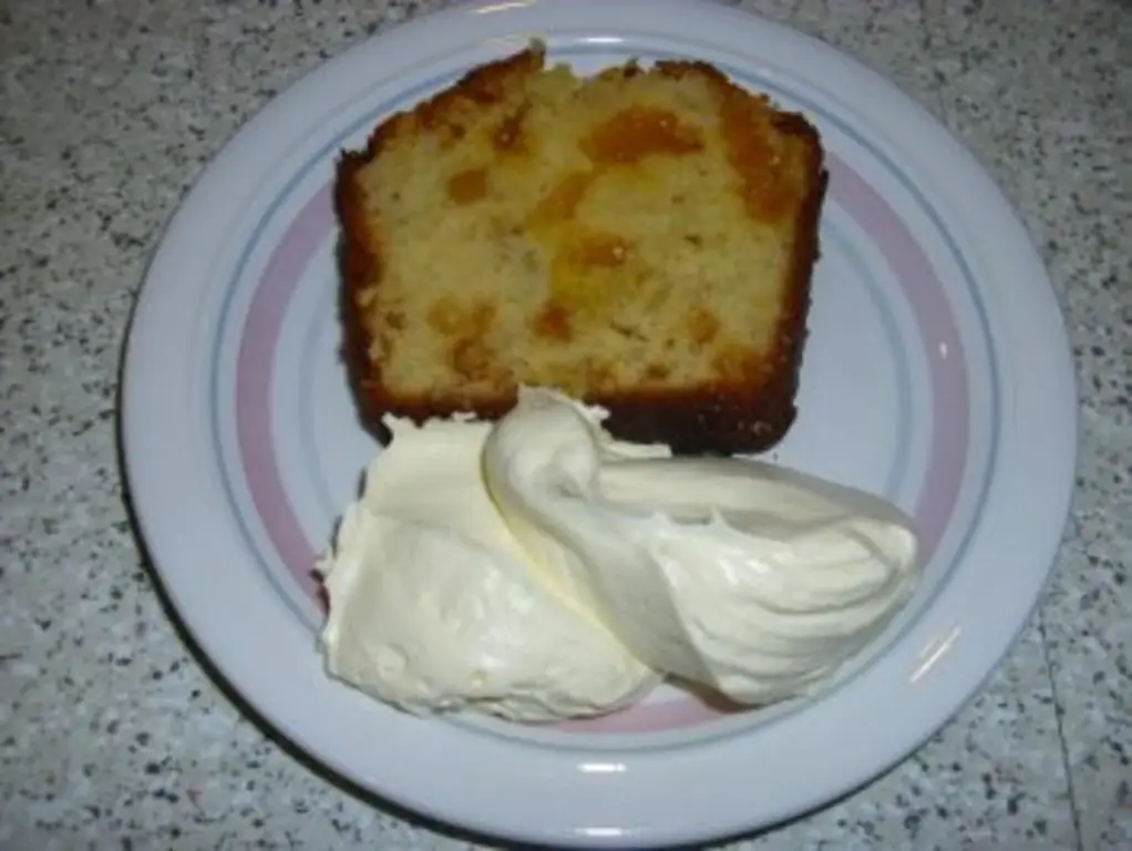 Мандариновый торт с яйцами и маслом