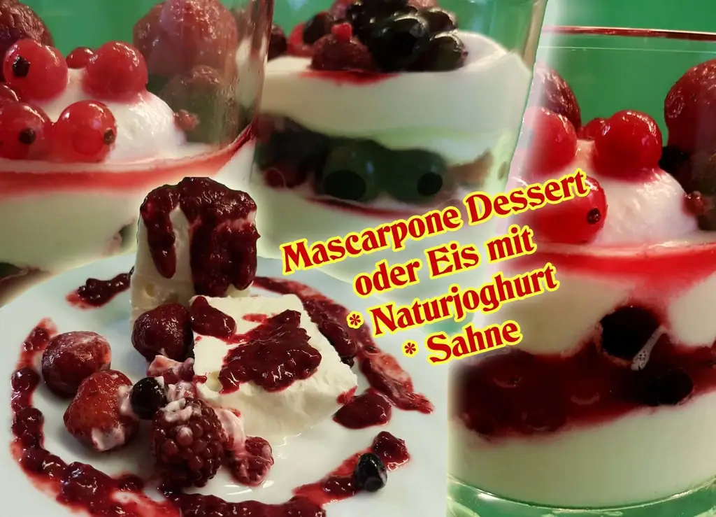 Mazu12, десерт из маскарпоне или мороженое