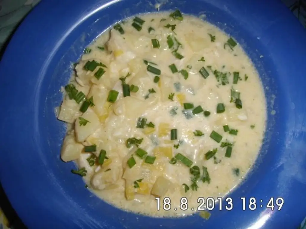 Рыбное рагу с зеленью