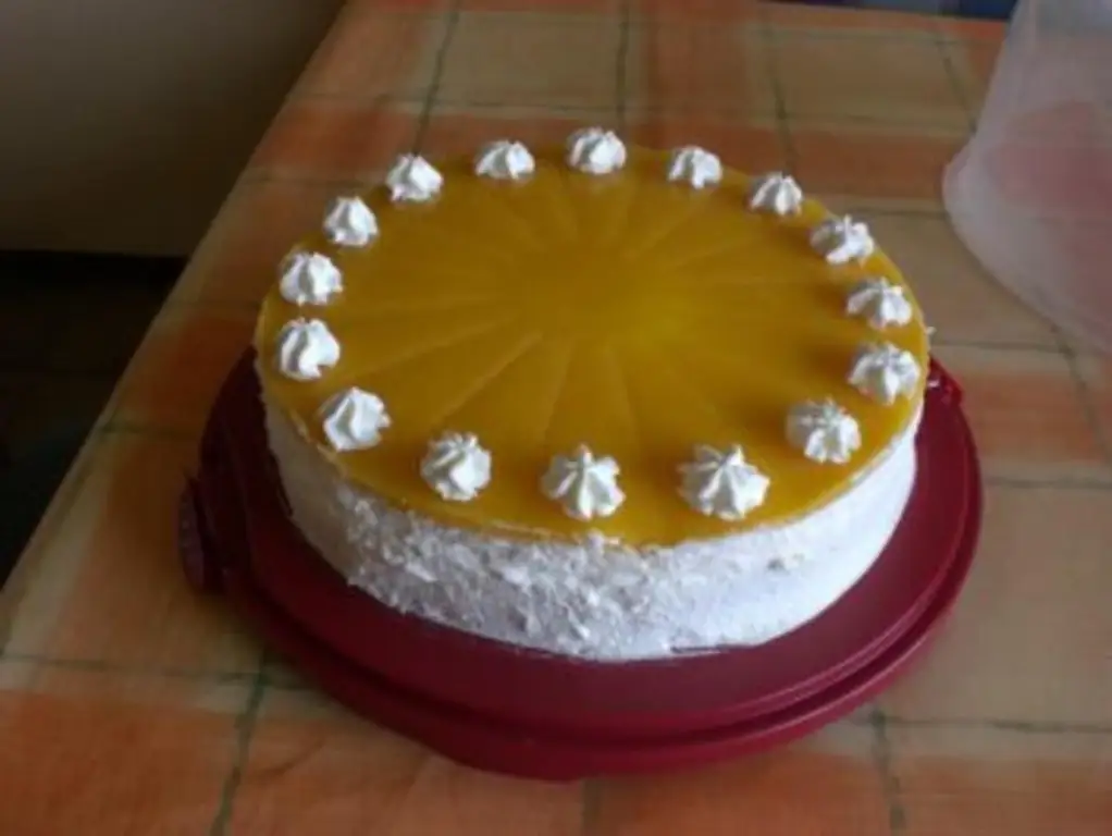 Персиковый пирог с аранкой