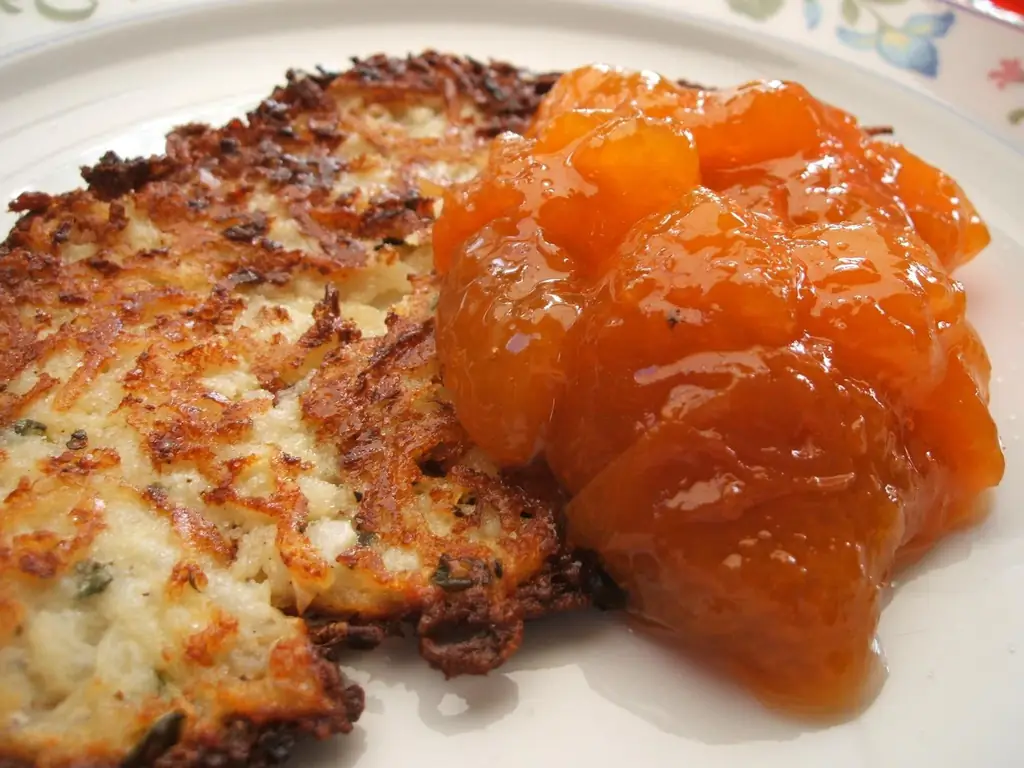 Картофель: творог с травами