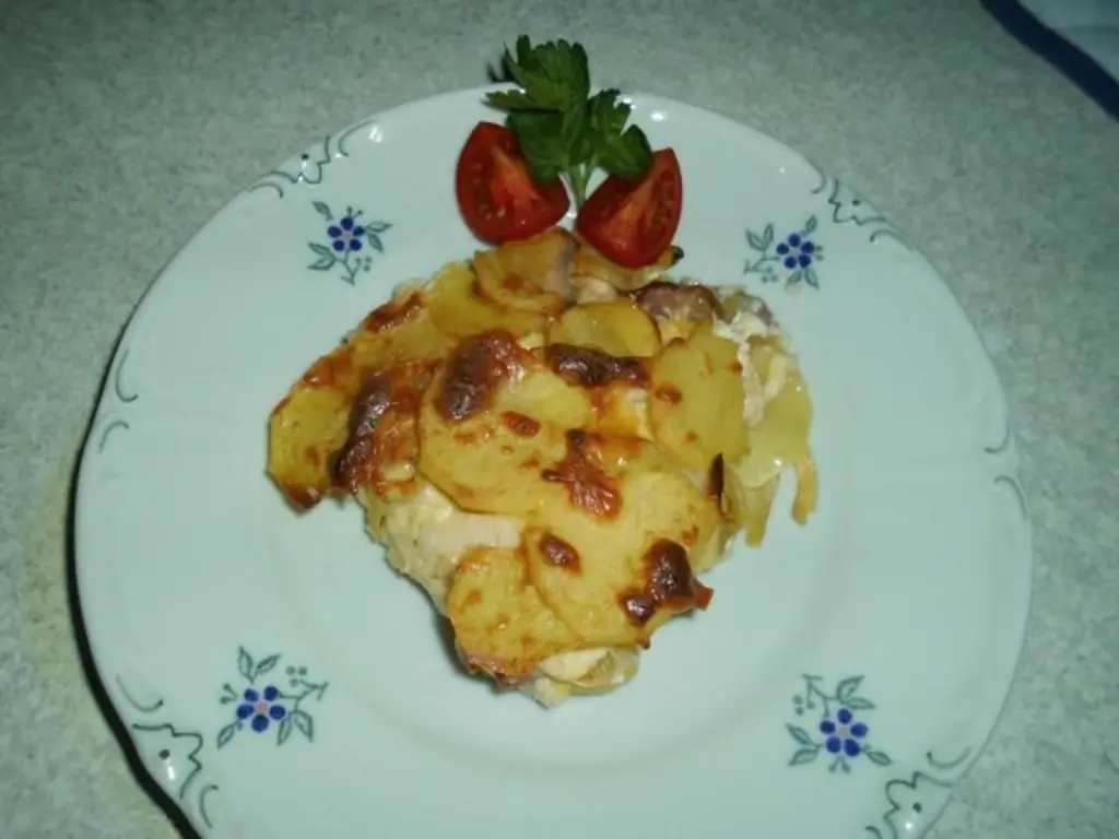 Запеканки: Пикантный картофель
