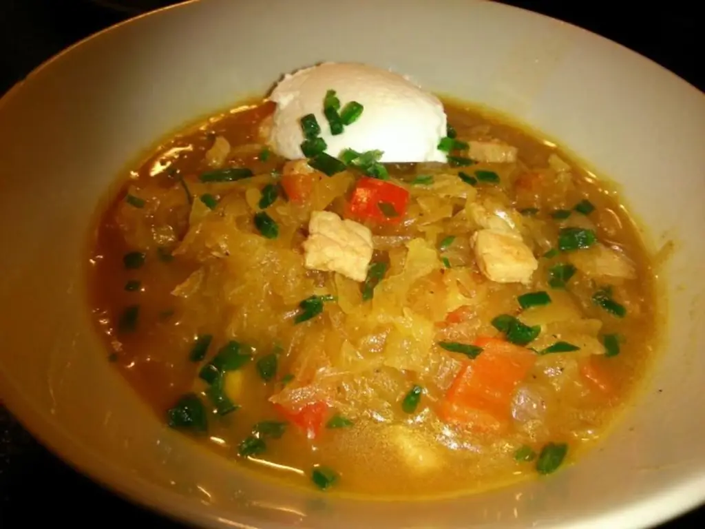 Квашеная капуста тушеная с Касселером