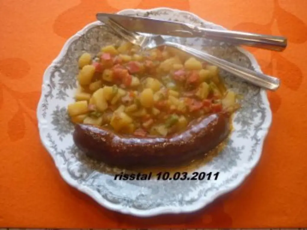 Картофельный гуляш с картофелем