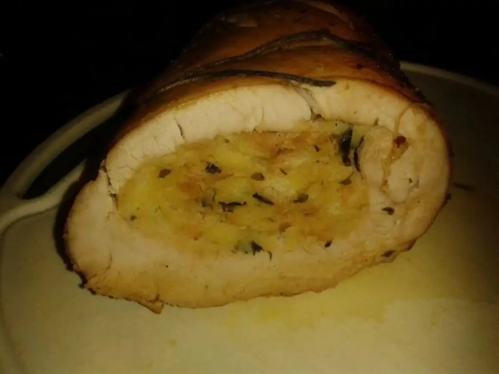 Жаркое из индейки с панировочными сухарями
