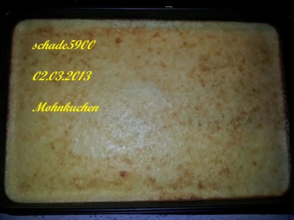 Пирог Мони с маком