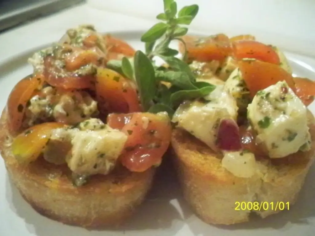 Hausbruscetta с чиабаттой с оливками для выпечки и деликатесов