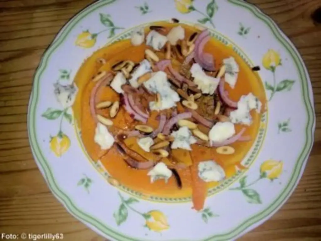 Карпаччо из мускатной тыквы