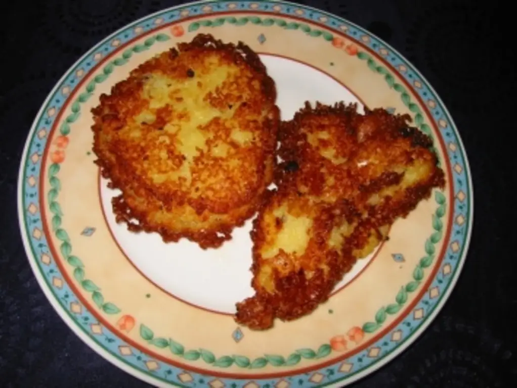 Тяжелые картофельные оладьи