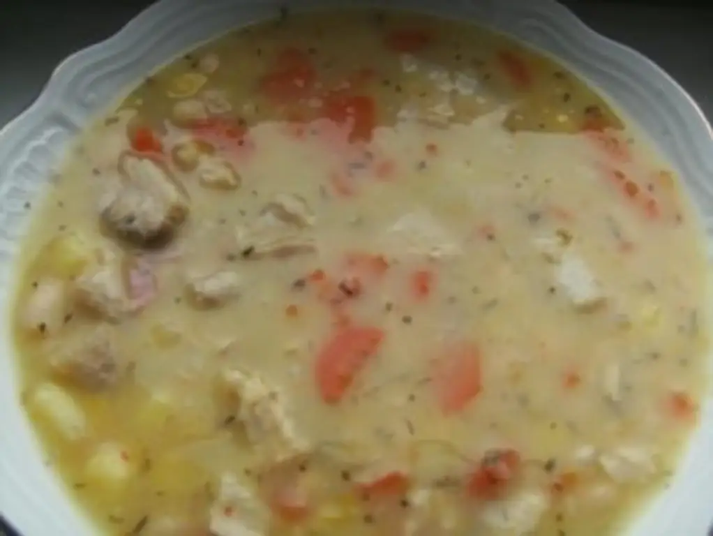 (тушеное мясо) суп из белой фасоли