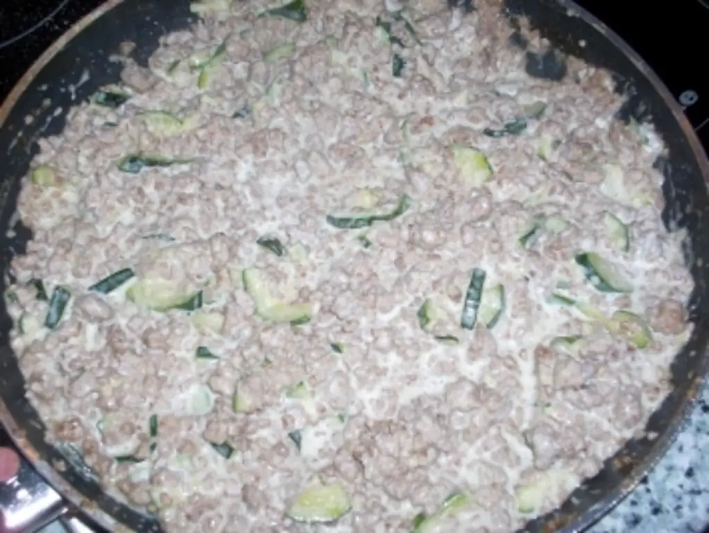 Кабачок со сметаной
