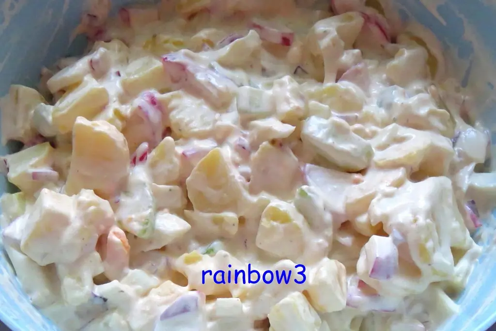 Салат: Картофельный салат с редисом