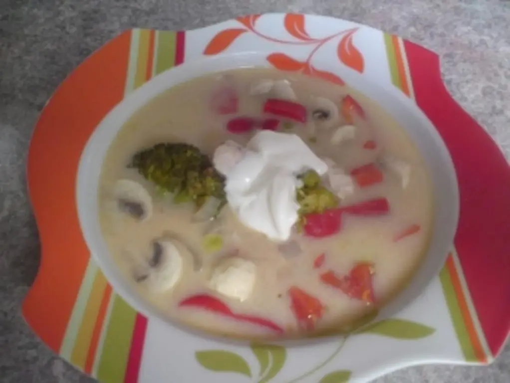 Тайский суп Том Ка Арт