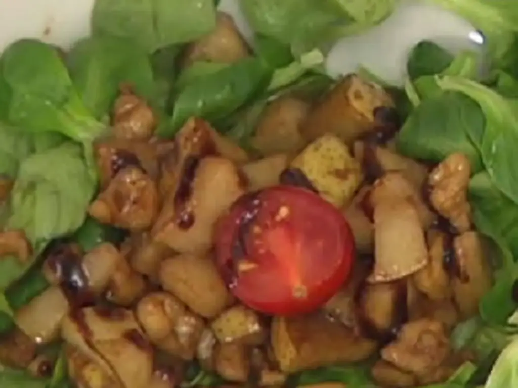 Карпаччо & Кукурузный салат с медом