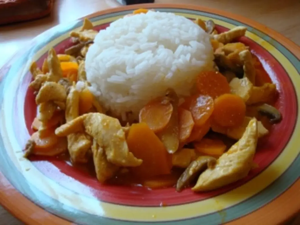 Красное куриное карри