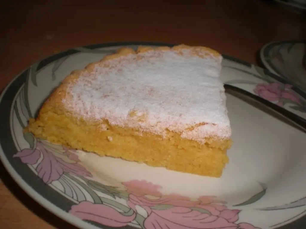 Маленький миндальный торт