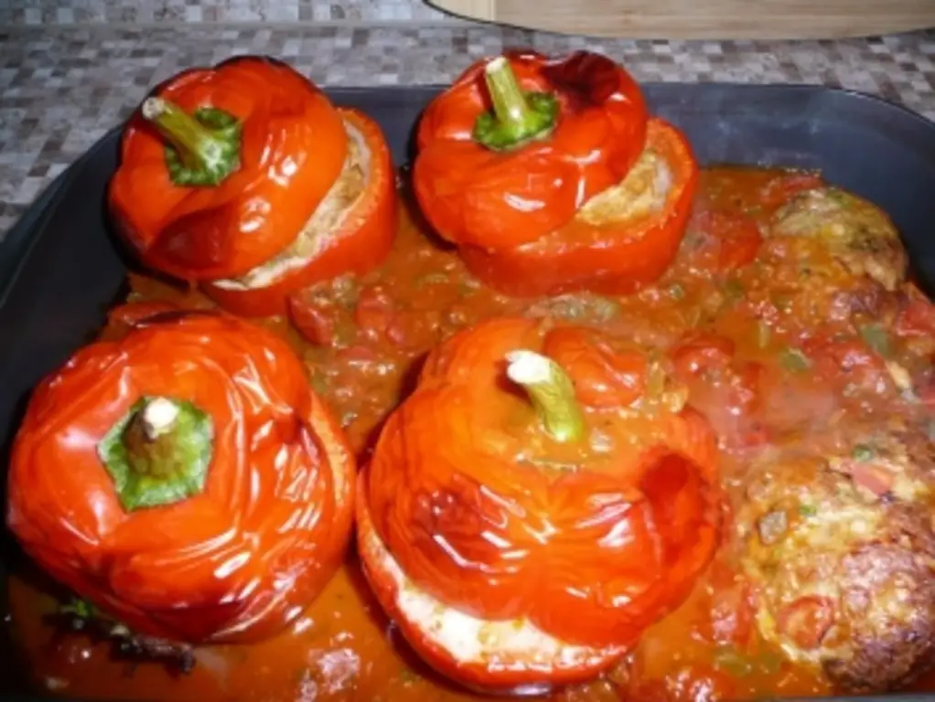 Вкусные перцы с начинкой
