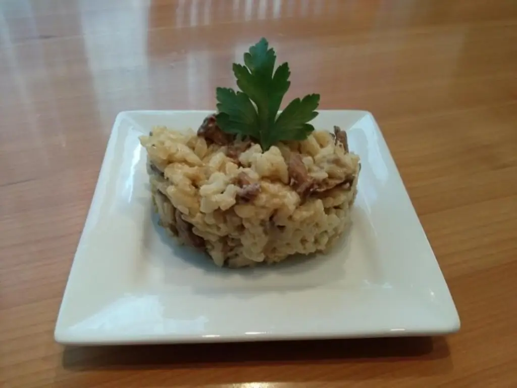 Ризотто quattro funghi