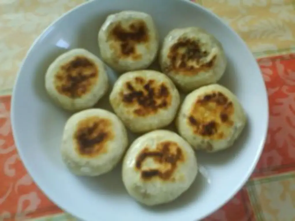 Ояки Жареные клецки с остатками начинки