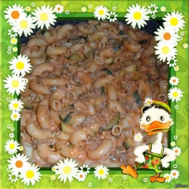 Обжаривание: макароны