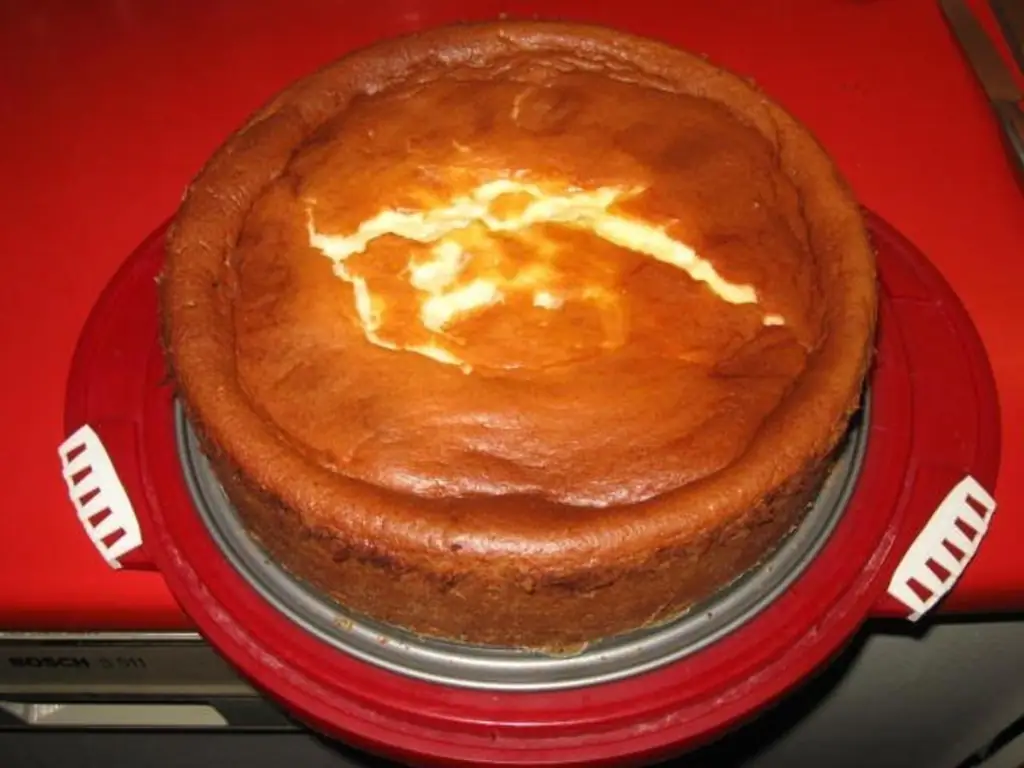Чизкейк с персиками