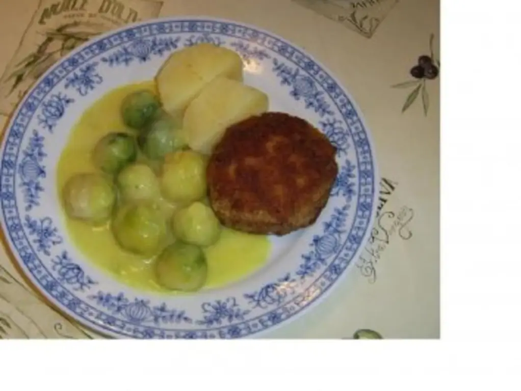 Фарш из брюссельской капусты с травами