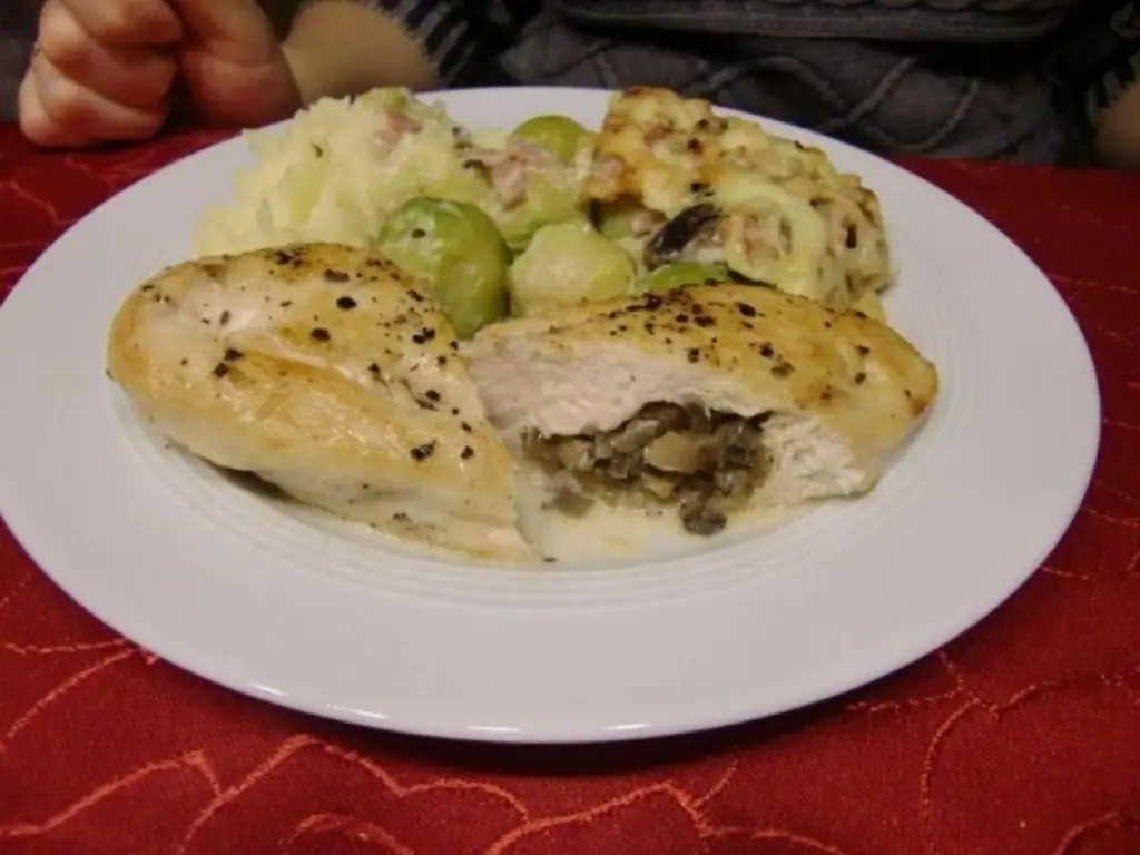 Фаршированная куриная грудка а-ля Хейко