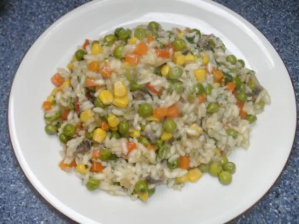 Ризотто с овощами