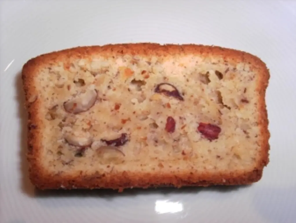 Ореховый торт с маргарином и сахаром