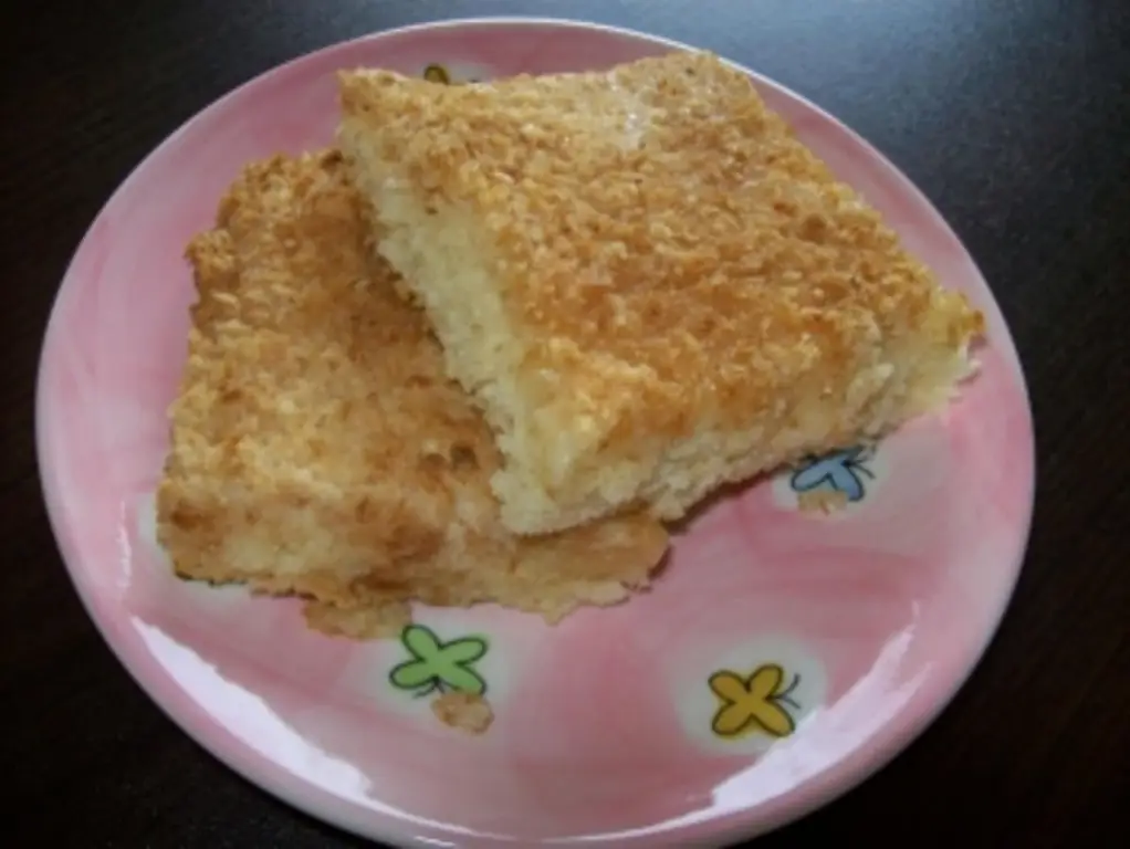 Кокосовый торт (листовой пирог)