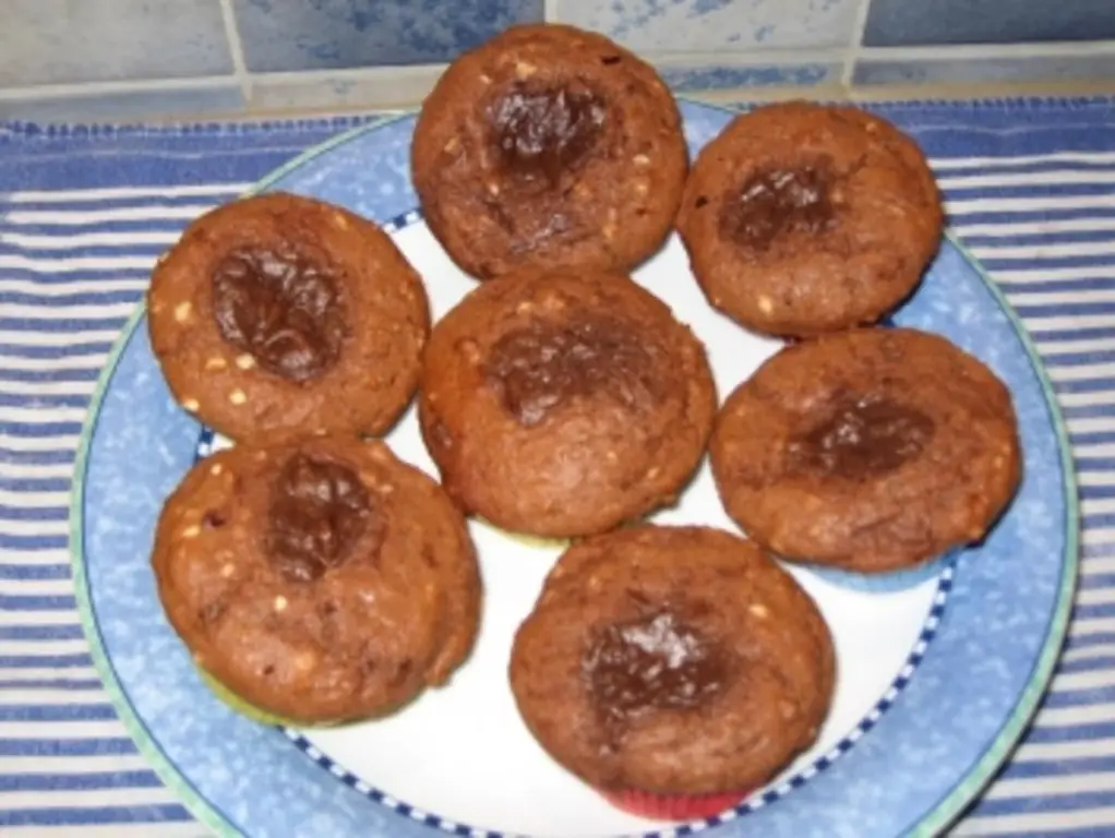 Маффины с начинкой из нуттелы
