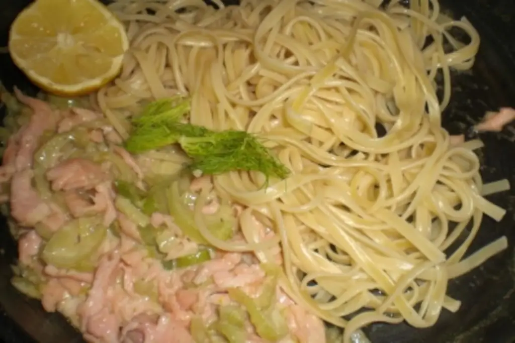 Спагетти с фенхелем