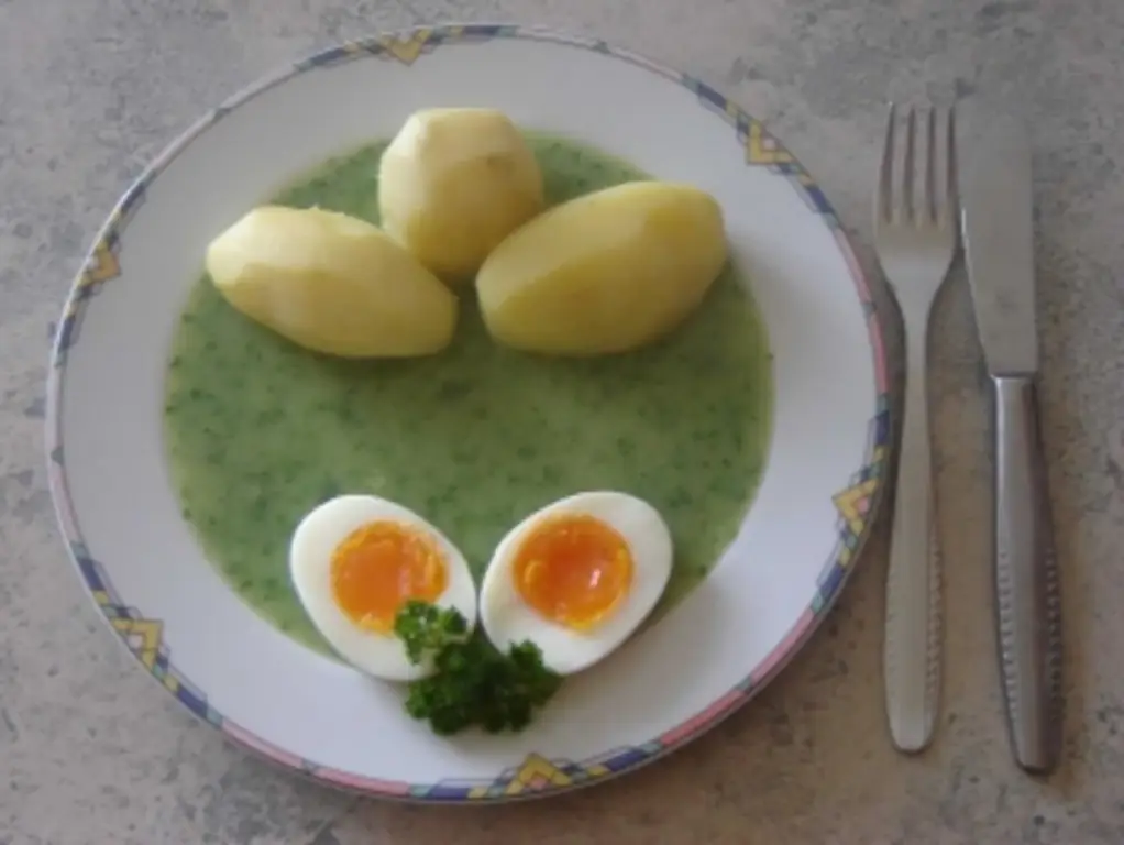Пасхальное меню Соус из свежей петрушки