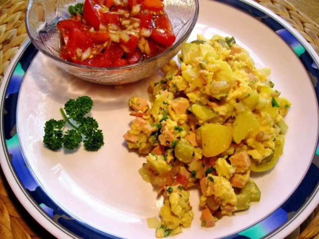 Фермерская сковородаконечно с картофелем, яйцами и беконом