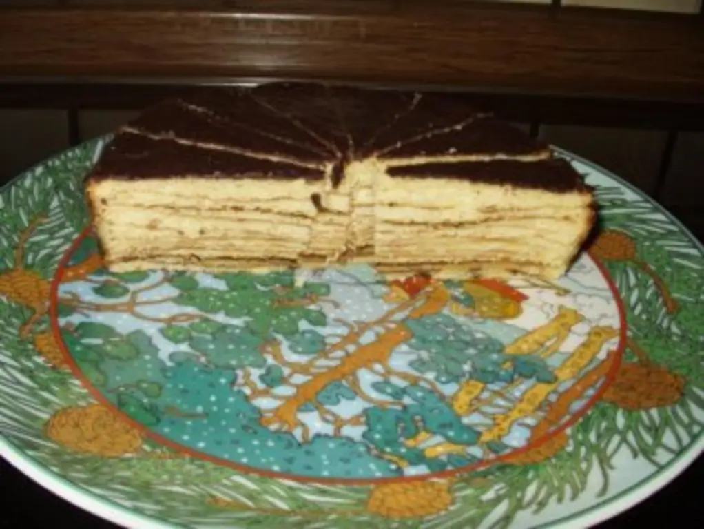 Торт "Елка" с яйцами и маргарином