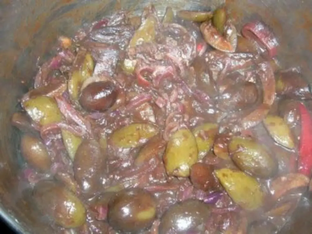 Сливовый чатни, очень вкусно с уткой, гусем и и (фото) Я подавала с утиной грудкой