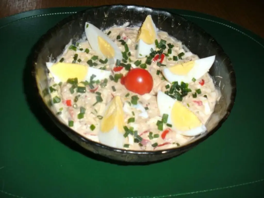 Салат из тунца Рыбное блюдо