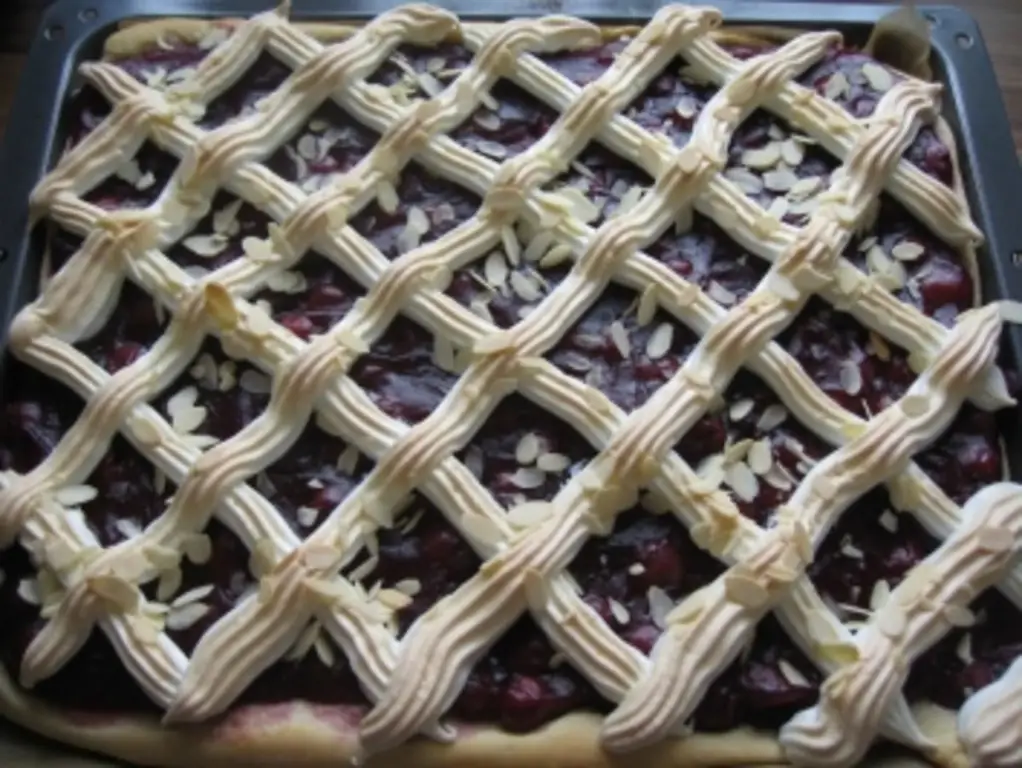 Вишня за решеткой