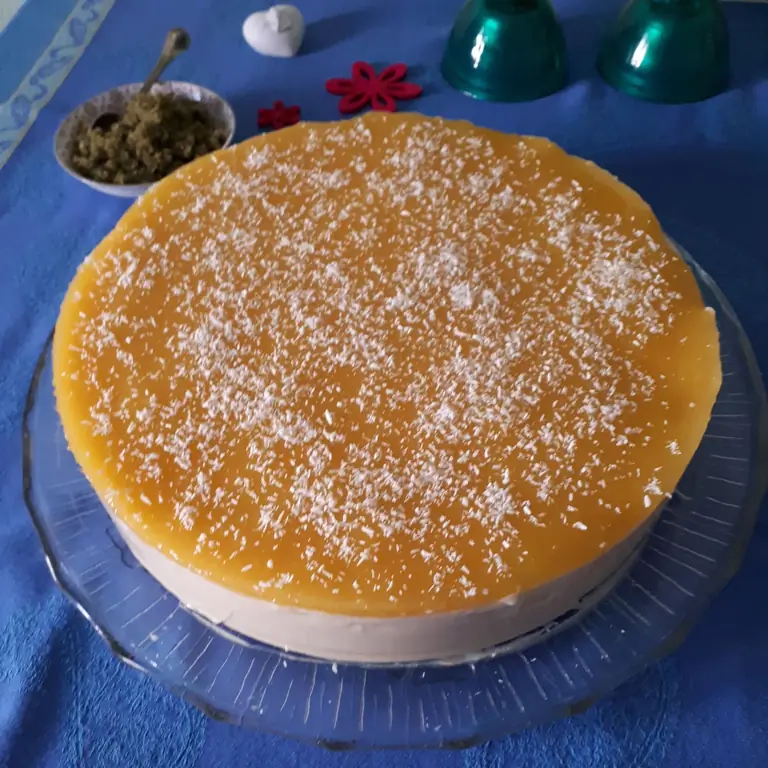 Карибский фруктовый пирог