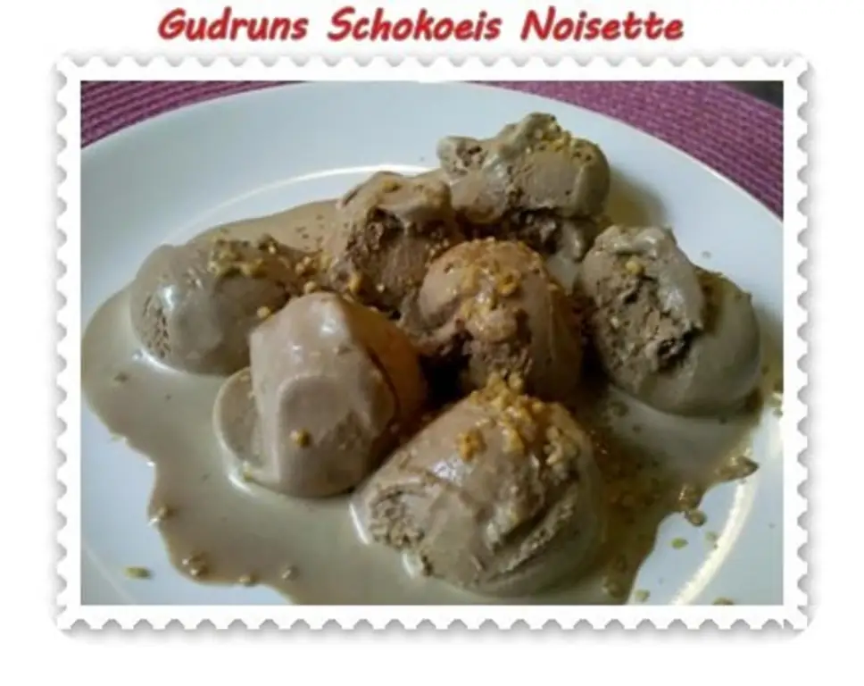 Мороженое: Noisette с шоколадным мороженым