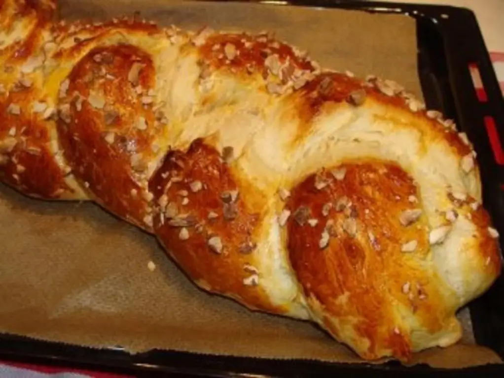 Сливочная коса (рецепт кондитерских изделий)
