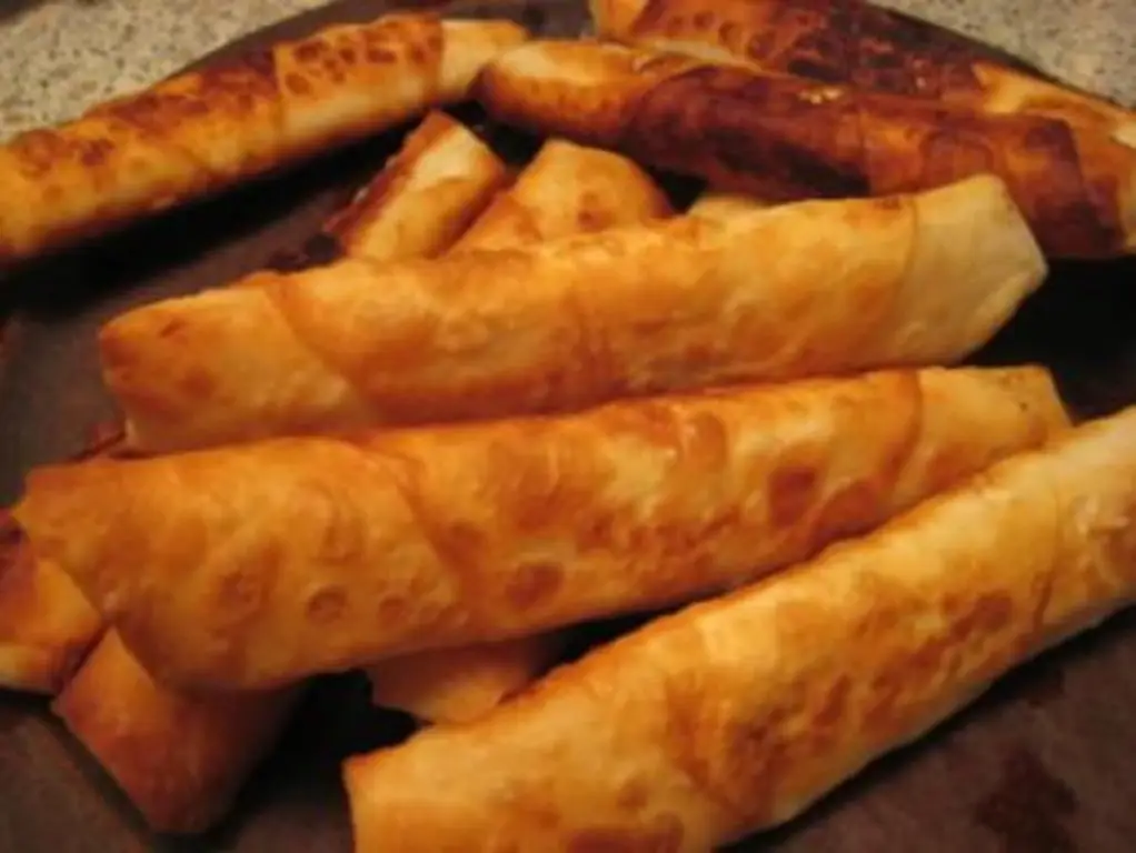 Юфка с сырной начинкой