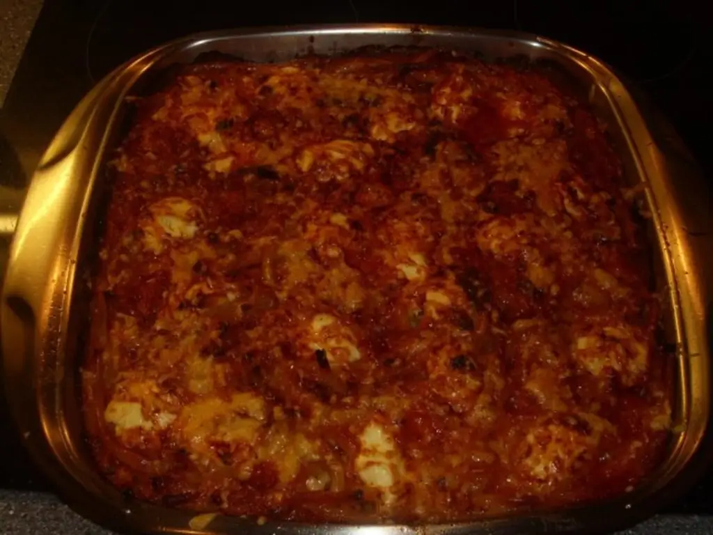 Макаронная запеканка