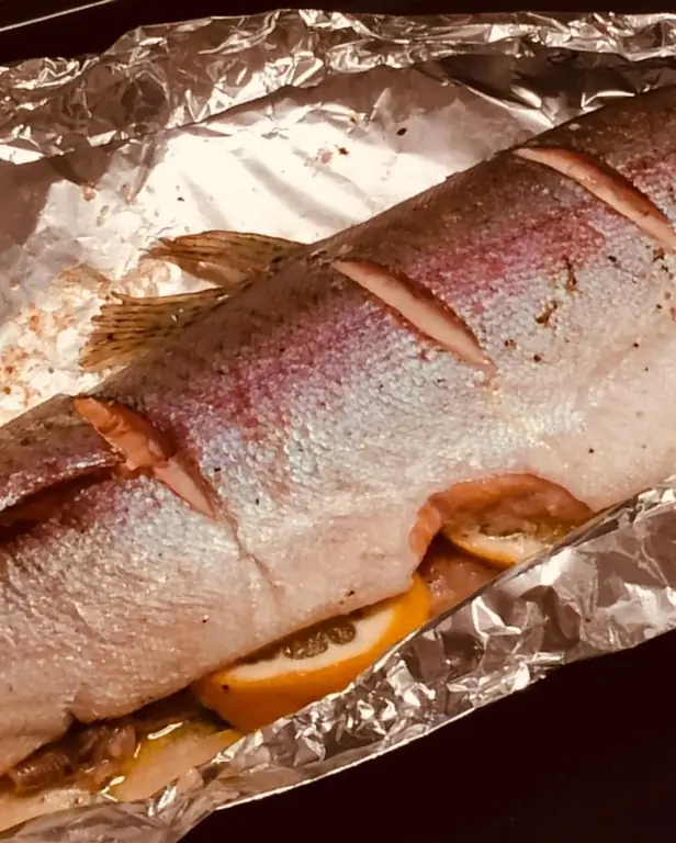 Сочная форель из духовки