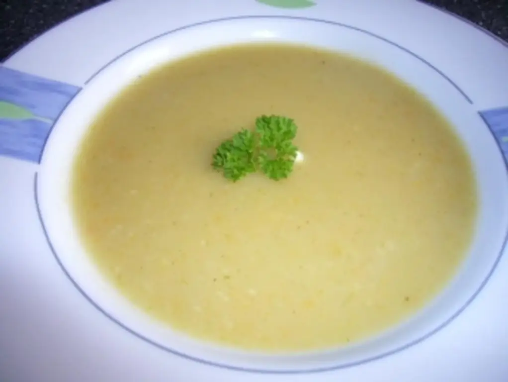 Картофельный суп с овощами